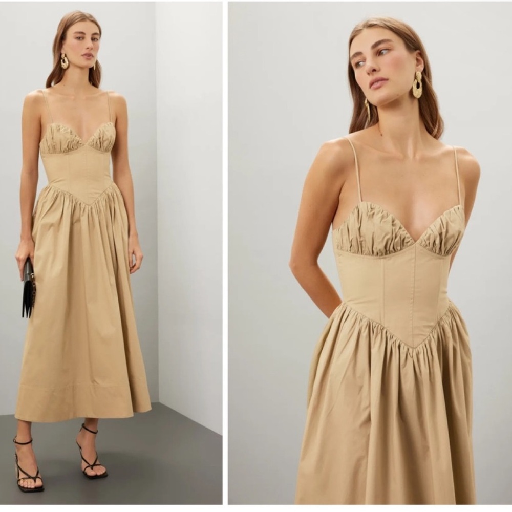 Ronny Kobo Collection Sweetheart Maxi Corset Dress